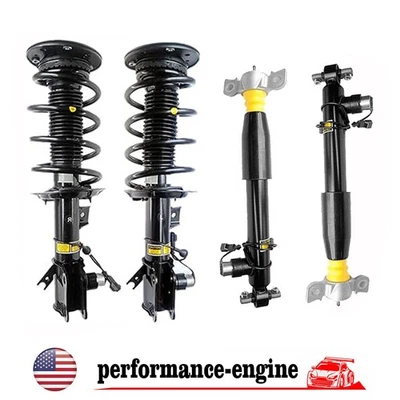 Full Set For Lincoln MKZ Front Rear Shock Struts Assys Electric GAS DOHC 2013 Foto 1 de 4