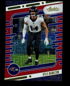 2024 Panini Absolute - Kyle Hamilton #10 Red Squares /499 - Picture 1 of 2