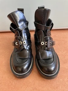 BALENCIAGA Ceinture Cut Out Icon Boots 39 Schwarz - Bild 1 von 13