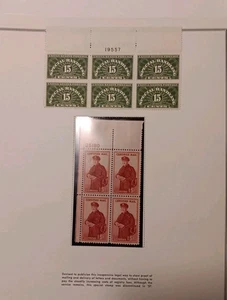 15c Special Handling Plate Block Of 6 MNH And 15c Certified Mail Plt. Blk. Of 4 - Picture 1 of 3