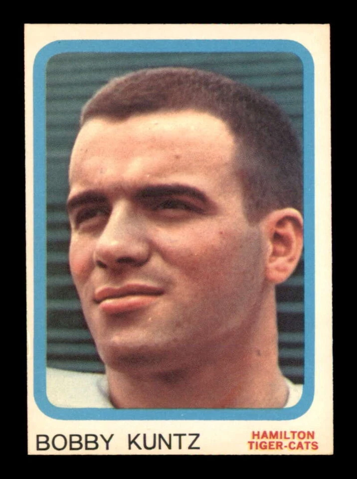 1963 Topps CFL #38 Bobby Kuntz   NM X3581742 - Image 1 of 3