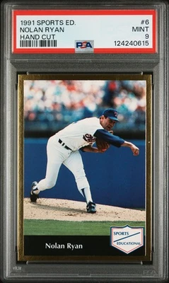 PSA 9 Como Nuevo 1991 Deportes Educativo Nolan Ryan #6 Rangers 40615 B133 Foto 1 de 2