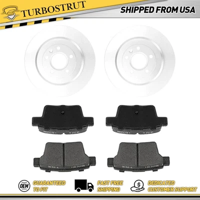OE Rear Brake Rotors Brake Pads Kit For 2005-2007 Ford Five Hundred Freestyle - Image 1 of 4