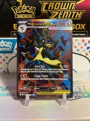 Mega Lucario Ex 160/132 arte completo ultra raro mega evolución casi nuevo Foto 1 de 4