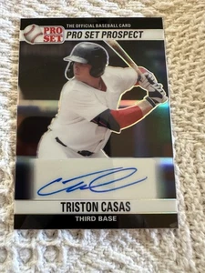 TRISTON CASAS 2021 Leaf Pro Set Black Rainbow AUTOGRAPH #13/15 Boston Red Sox - Picture 1 of 2
