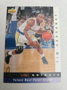 1992-93 Upper Deck Jerry West Selects INSERT Tim Hardaway HOF GS Warriors #JW15 - Picture 1 of 2