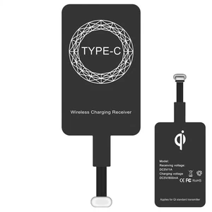 Récepteur de Charge Sans Fil Type-C Type C Chargeur Sans Fil Rapide Adaptateur pour Téléphone - Photo 1 sur 11