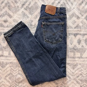 Vintage Levi's 550 Medium Wash Jeans Size 32x32 Made in USA 2001 Straight Leg - Picture 1 of 9