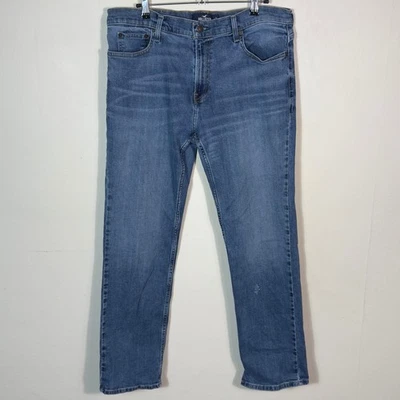 Hollister Mens Jeans 36x32 Light Wash Denim Straight Leg Casual - Image 1 of 4