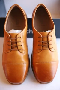 Birchbury Brenston eleganter Barfußschuh hellbraun Herren 12 minimalistische Slipper - Bild 1 von 6