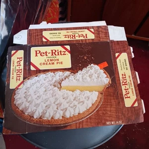 Vintage Forzen Food Box Pet-Ritz Vintage Lemon Cream Pie 1973 70er - Bild 1 von 4