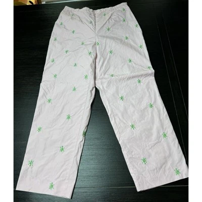 Pantalones Brooks Brothers para mujer con estampado de tortugas talla 10 rosa, preppy  Foto 1 de 4