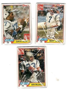 BALTIMORE COLTS ~ 1981 Topps Coca Cola Cards ~ 3 Unopened Packs ~ FREE SHIPPING - Picture 1 of 2