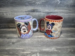 Disney Themenparks Mickey und Minnie Kaffeebecher 2er Set 26 Unzen Morgen - Bild 1 von 19