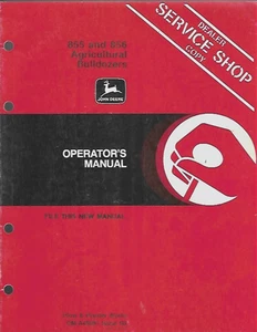 Manual de operador de excavadoras agrícolas John Deere 855 y 856 OM-A45891 G2 - Imagen 1 de 2