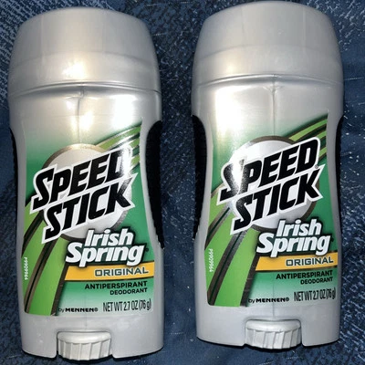 Lote 2 Speed Stick Desodorante Antitranspirante Original Irish Spring 2.7oz  Foto 1 de 4