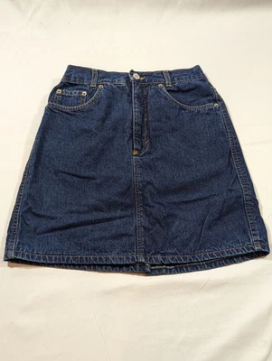 Falda vaquera Benetton vintage años 90 United Colors of Benetton azul Jean línea A talla 38 Foto 1 de 4