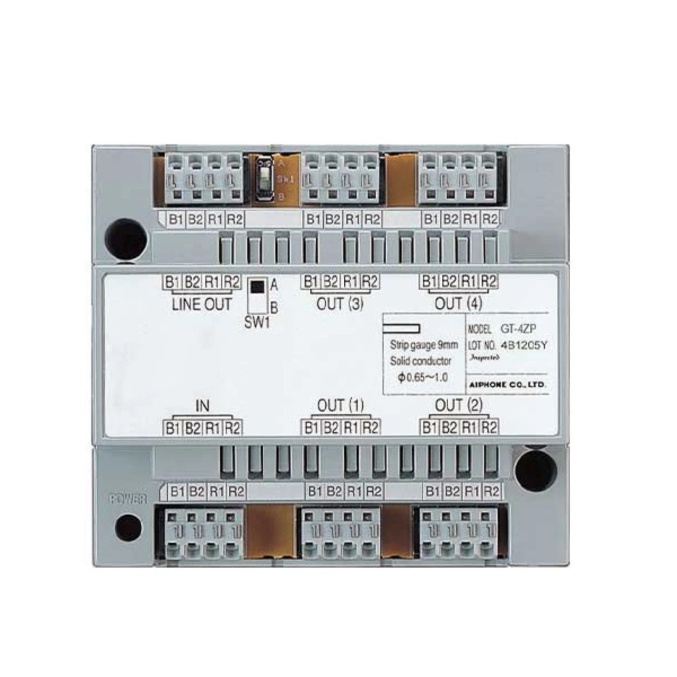Aiphone GT-4ZP 4-сторонний видео и питания распределения адаптер - Изображение 1 из 1
