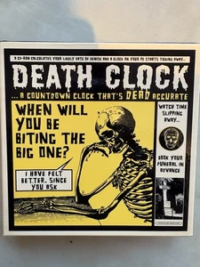 DEATH CLOCK GOTHIC FUN SCARY - Afbeelding 1 van 3