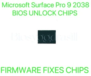 Microsoft Surface Pro 9 2038 13 inch, ADMIN NO PASSWORD FIRMWARE FIXES BIOS CHIP - Afbeelding 1 van 1