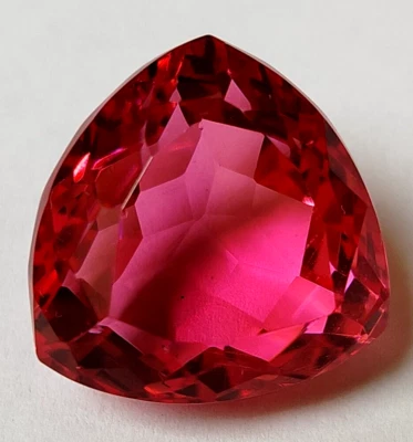 AAA+ Large Pink Tourmaline 75 Ct. Trillion Cut Loose Gemstone Gift for Birthday - Image 1 of 4