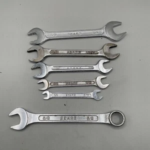 Chiavi marca SEARS vintage forgiate in Giappone e USA 5 estremità aperte e 1 combinazione - Foto 1 di 24
