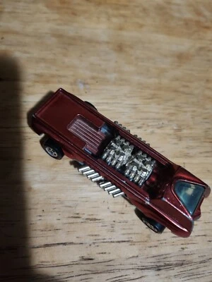 Camión peludo Johnny Lightning Topper rojo brillante Redline coche muy raro hermoso  Foto 1 de 4