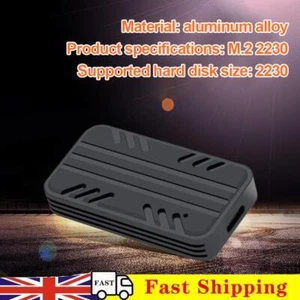 NVMe Hard Drive Enclosure Aluminum Alloy SSD Enclosure Gen2 10Gbps for M.2 2230 - Afbeelding 1 van 12