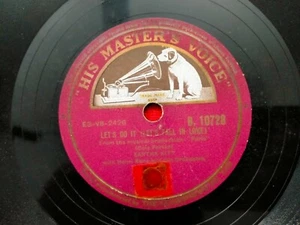 Eartha Kitt Let's Do It/Santa Baby Hmv RARE 78 rpm Record ? VG+ - Picture 1 of 2