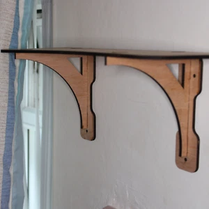 Small shelf 39.5 x 13cm wooden light - Picture 1 of 1