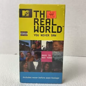 1999 MTVs The Real World You Never Saw - Back To New York Sealed VHS - Picture 1 of 3