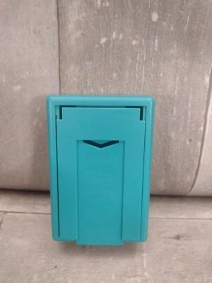 Vintage 1989 TABOO Game Replacement Pieces Parts Teal CARD HOLDER 2 - Image 1 of 3