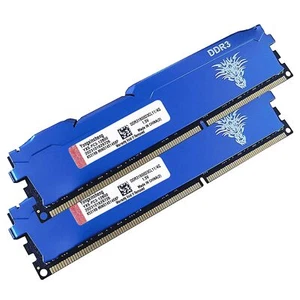 Ram DDR3 8go 2x4go 1600MHz PC3-12800 Udimm CL11 Non-ECC Unbuffered 1.5V 2Rx8 ... - Photo 1/6