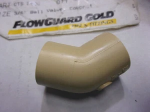Charlotte Pipe & Foundry 3/4" slip 45degree FlowGuard Gold CPVC 48 pieces - Picture 1 of 1