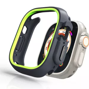 Soft Matte TPU Case Cover Frame For Apple Watch Ultra 9 8 7 6 5 4 41/44/45/49mm - Picture 1 of 30
