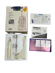 New Bausch & Lomb Interplak Plus Electric Toothbrush 4 Brush Heads PB-6 - Picture 1 of 7