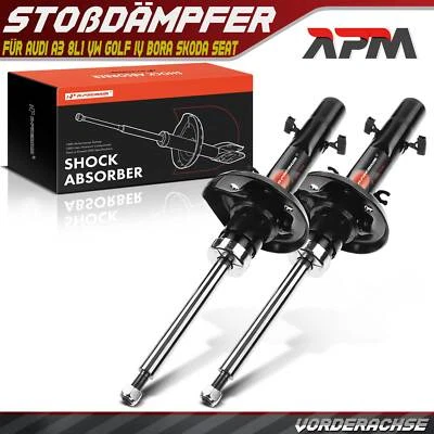 2x Amortiguador de presión de gas delantero para Audi A3 8L1 VW Golf IV Bora 1J Skoda 1U Seat - Imagen 1 de 4