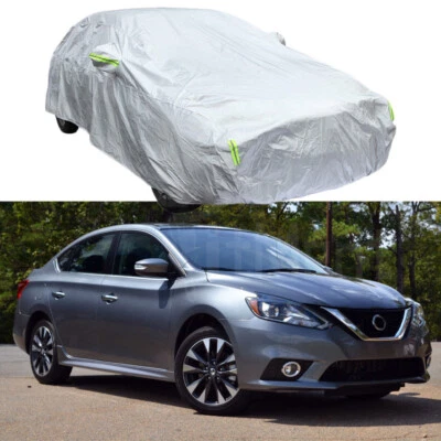 Cubierta de coche impermeable para Nissan Sentra 2000-2019 exterior UV nieve resistente a la lluvia Foto 1 de 4