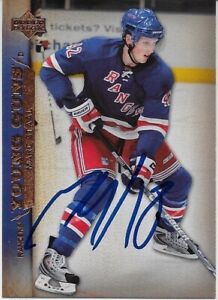 Autographed 2007-08 UD New York Rangers Young Guns Marc Staal Rookie Card
