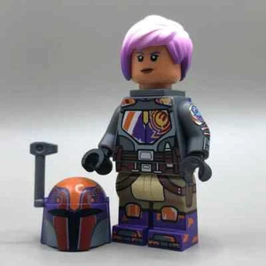 LEGO GCC LightCustom Pad Printed Sabine Wren Custom Replica Helmet BoKatan - Picture 1 of 5