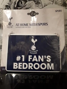 Tottenham Hotspur F.C. Bedroom Sign No 1 Fan Metal Bedroom Sign BARGAIN FREEPOST - Picture 1 of 1