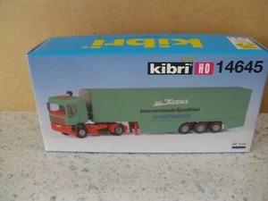 Kibri 14645 1:87 H0 DAF SATTELZUGMASCHINE MIT KÜHLKOFFER SPEDITION KRAUS Neu - Bild 1 von 3