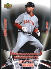 2007 Red Sox Upper Deck World Series Champions Baseball Card Pick (Inserts)