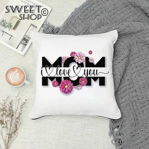 CUSCINO MOM MAMMA I LOVE YOU fantastico idea regalo festa della mamma natale - Picture 1 of 2