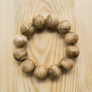 Encantadora pulsera de madera de agar Papúa Aquilaria de 20 mm 12 gramos madera de aloe 12 cuentas #81 - Imagen 1 de 6