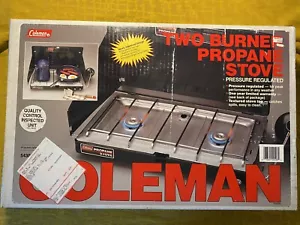 Vintage Coleman Propane Stove 2 Burner Side Shields 5430B700 Unused Open Box - Picture 1 of 11