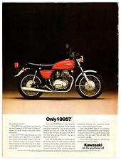 Original 1976 Kawasaki KZ400 Moto - Publicité imprimée (8x11) *Vintage*