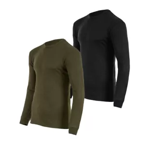Langarm Thermo Base Lagenhemd schwarz | olivgrün S bis XX-L - Bild 1 von 7