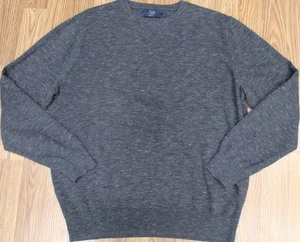J.CREW REGULAR FIT CUELLO REDONDO SUÉTER 100% ALGODÓN GRIS Talla GRANDE, L - Imagen 1 de 3