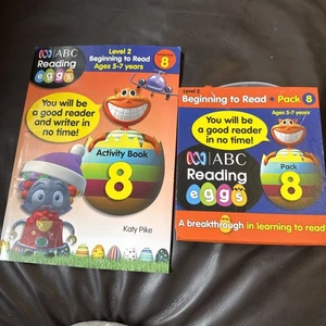 ABC Reading Eggs: Beginning to Read Level 2 Pack 8 Ages 5-7 Activity Book - Imagen 1 de 14